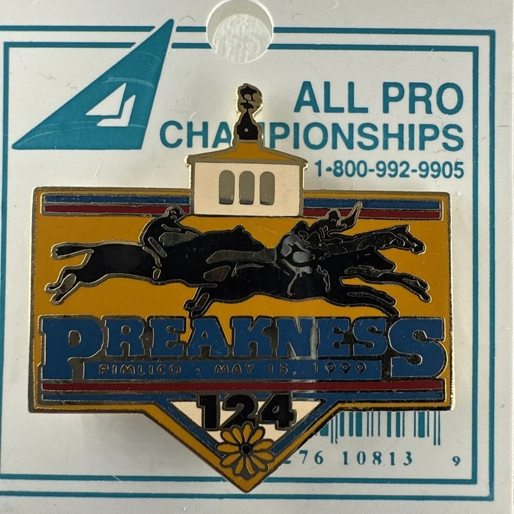 1999‎ Preakness Stakes horse race Pin Run for the Black-Eyed Susans.